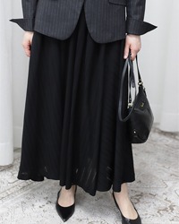 (hiroko koshino)black skirt