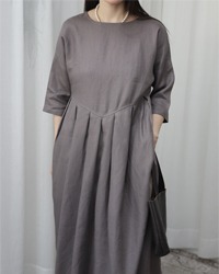 (wafu)linen dress