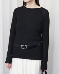 (aspesi)black knit