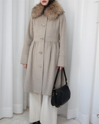 (FRAGILE)angora wool coat