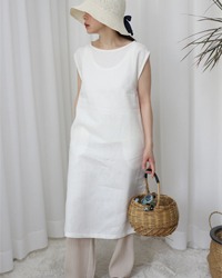 (wafu)Linen dress
