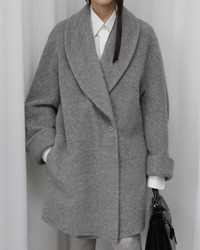 (sonia rykiel)alpaca wool coat