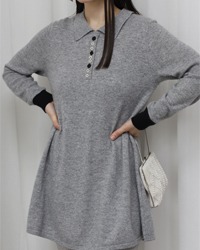 (soage)cashmere knit mini dress