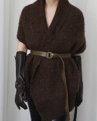 (cividini)alpaca wool knit vest