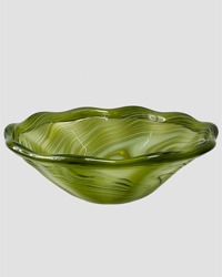 art glass big bowl