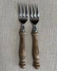 wood fork 2ea set