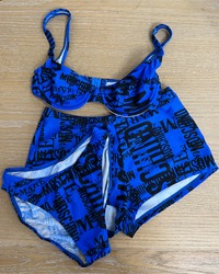 (moschino cheap and chic) vintage swimsuit 3piece