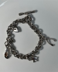 england silver bracelet